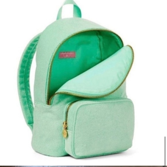Stoney Clover Lane x Target Teal Terrycloth Backpack - Picture 3 of 6